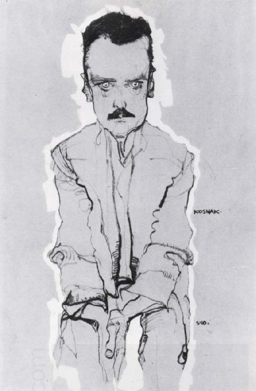 Egon Schiele Portrait of eduard kosmack